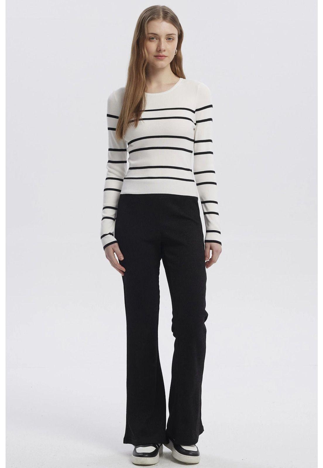 Sweater Mujer Juvenil Blanco - ll-3