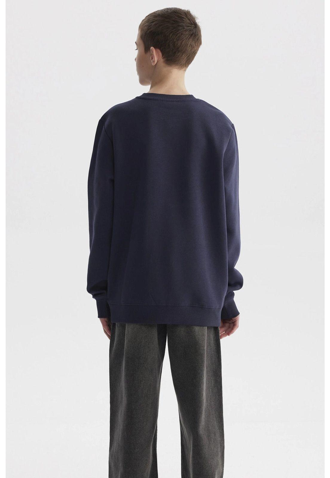 Polerón Niño Básico Teen Azul Oscuro-2