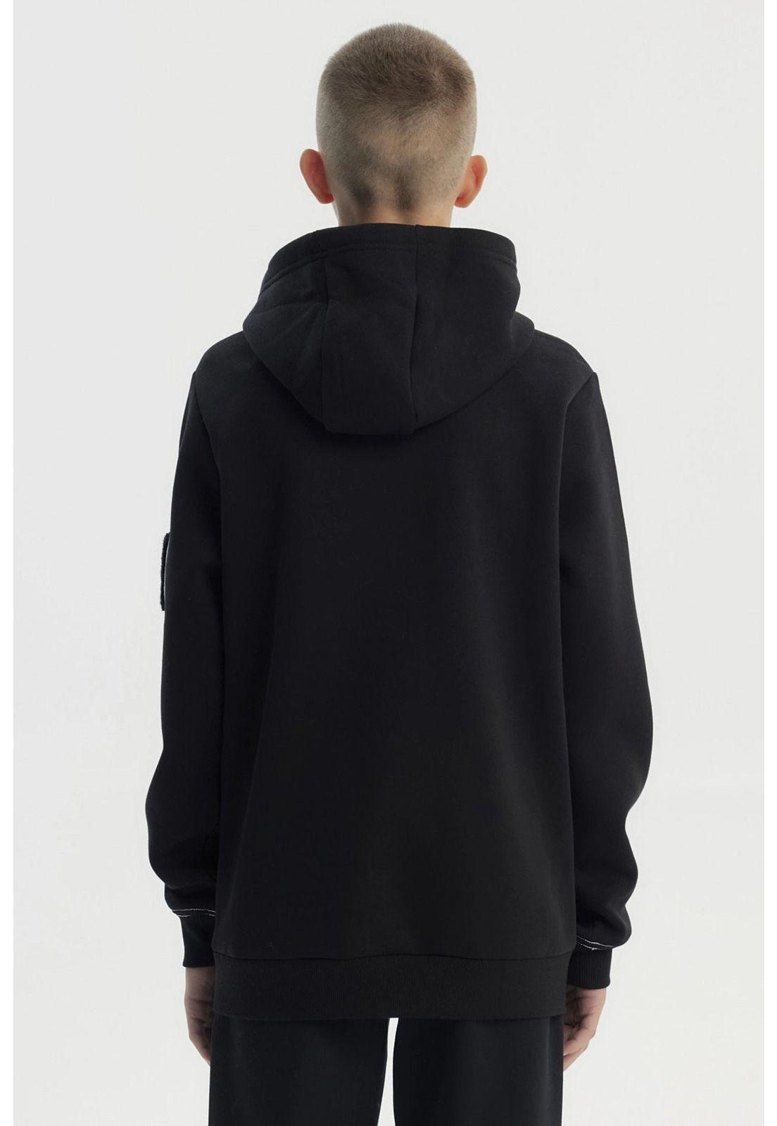 Polerón Niño Slim Negro - ll-2