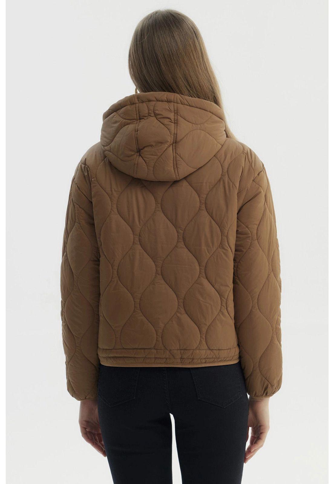 Parka Mujer New Camel Oscuro-2