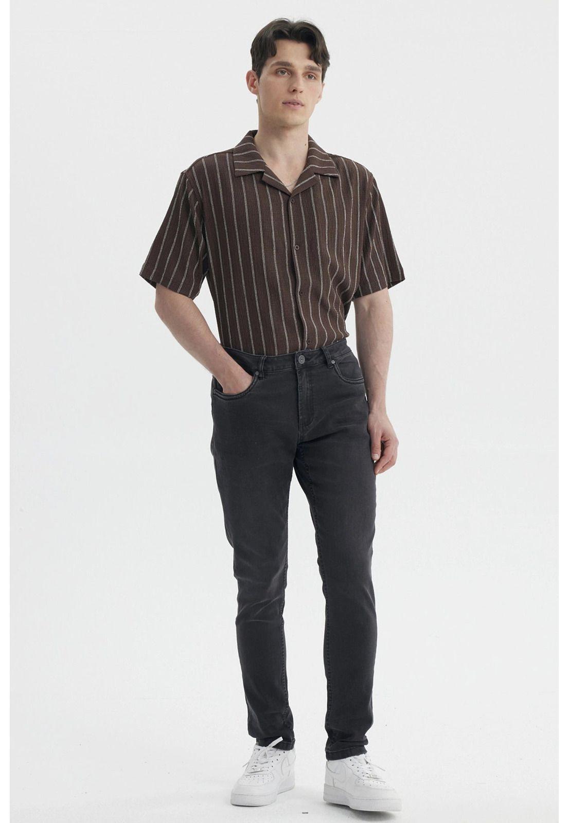 Jeans Hombre Skinny 101 Negro-3