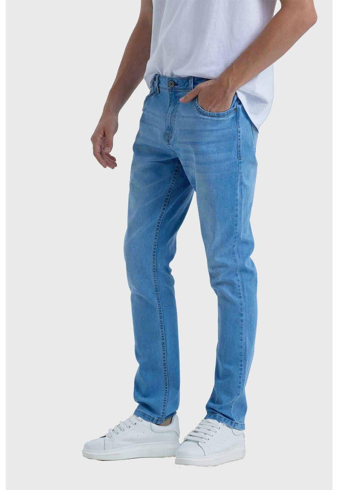 Jeans Hombre Slim Azul - lll-1