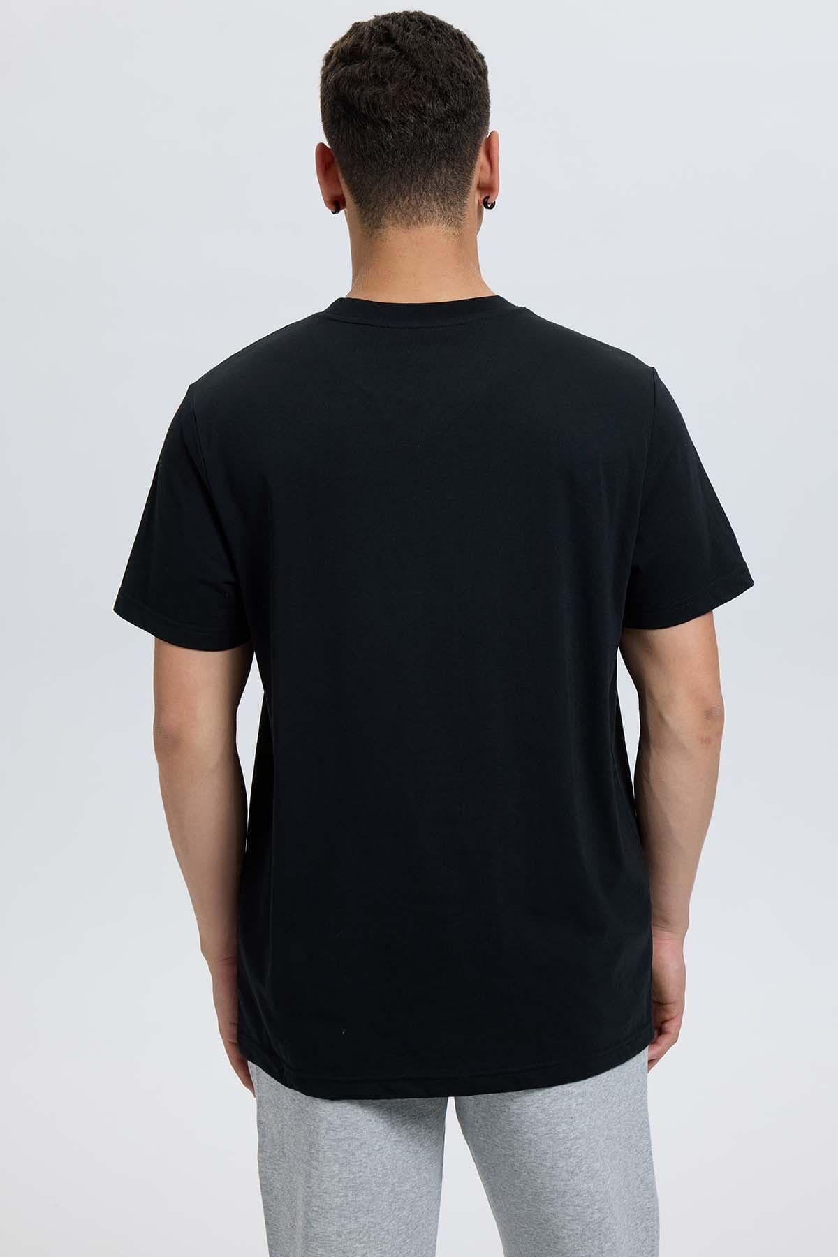 Polera Hombre Long Fit Básica Negro-2