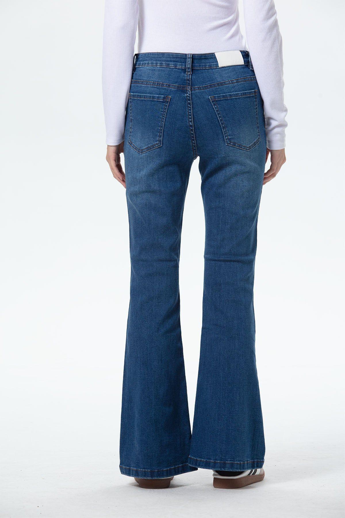Jeans Mujer Vale Flare Azul-2