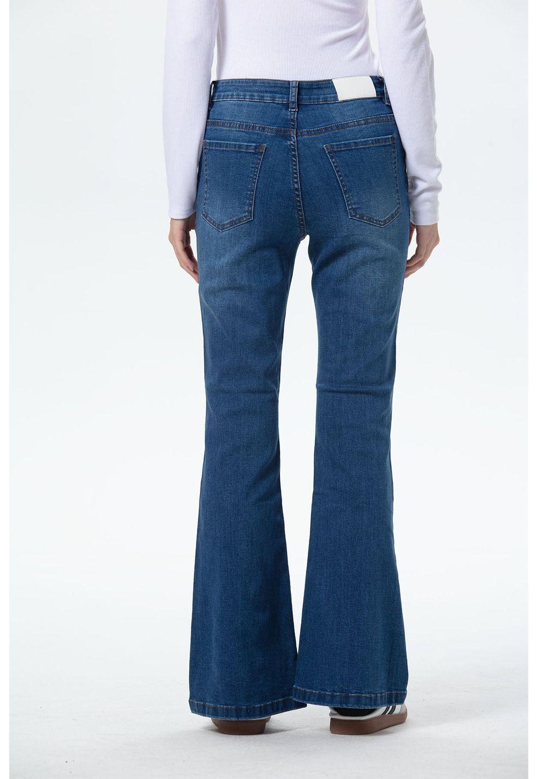 Jeans Mujer Vale Flare Azul-2
