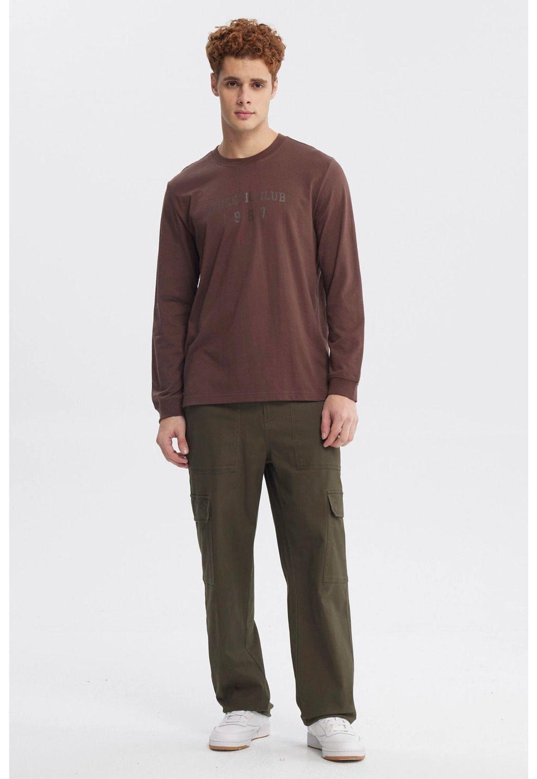 Polera Hombre Slim Chocolate - Vl-3