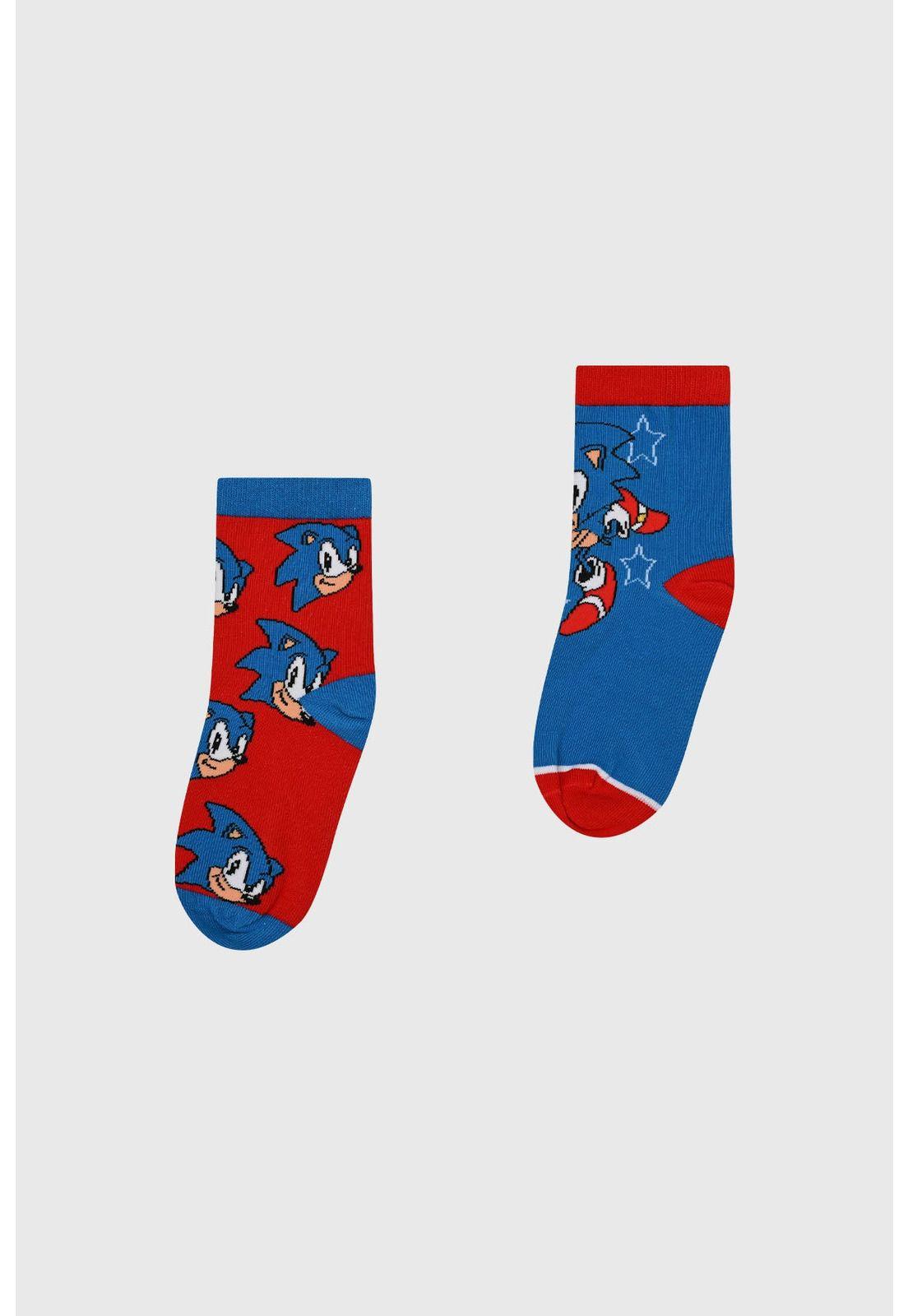 Calcetín Niño Bipack Sonic Azul-0