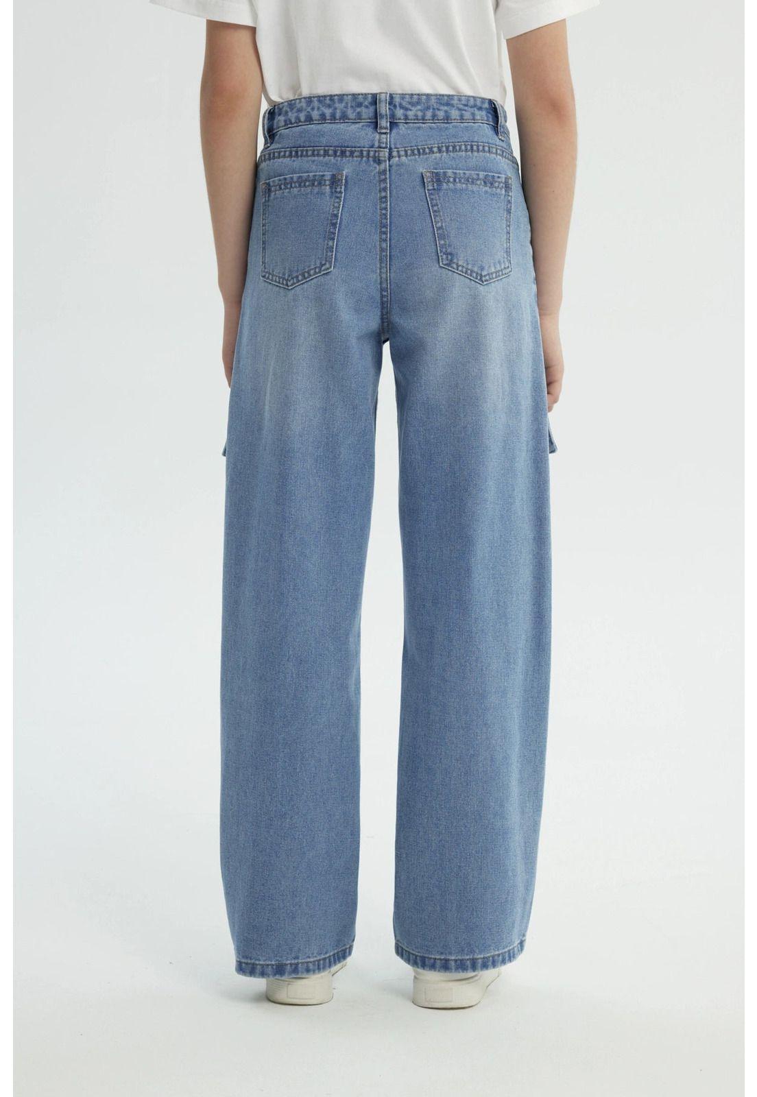 Jeans Niña Wide Leg Azul - XV-2