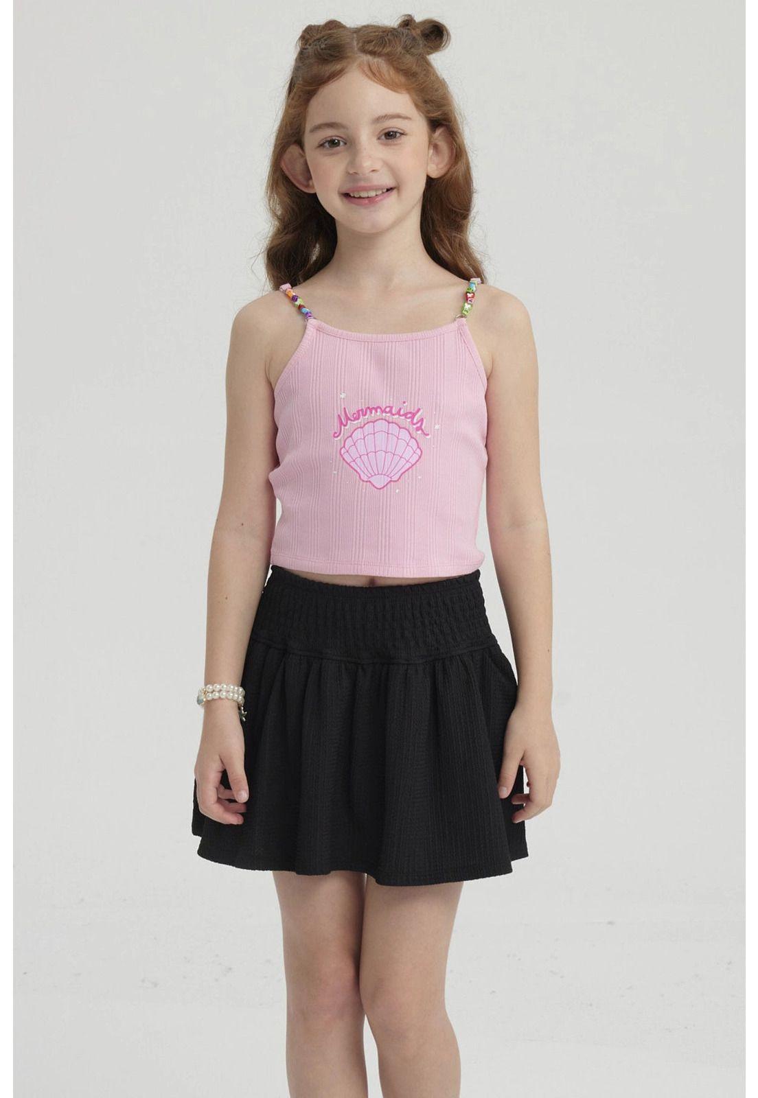 Peto Niña Rib Mostacilla Pabilo Rosado-0