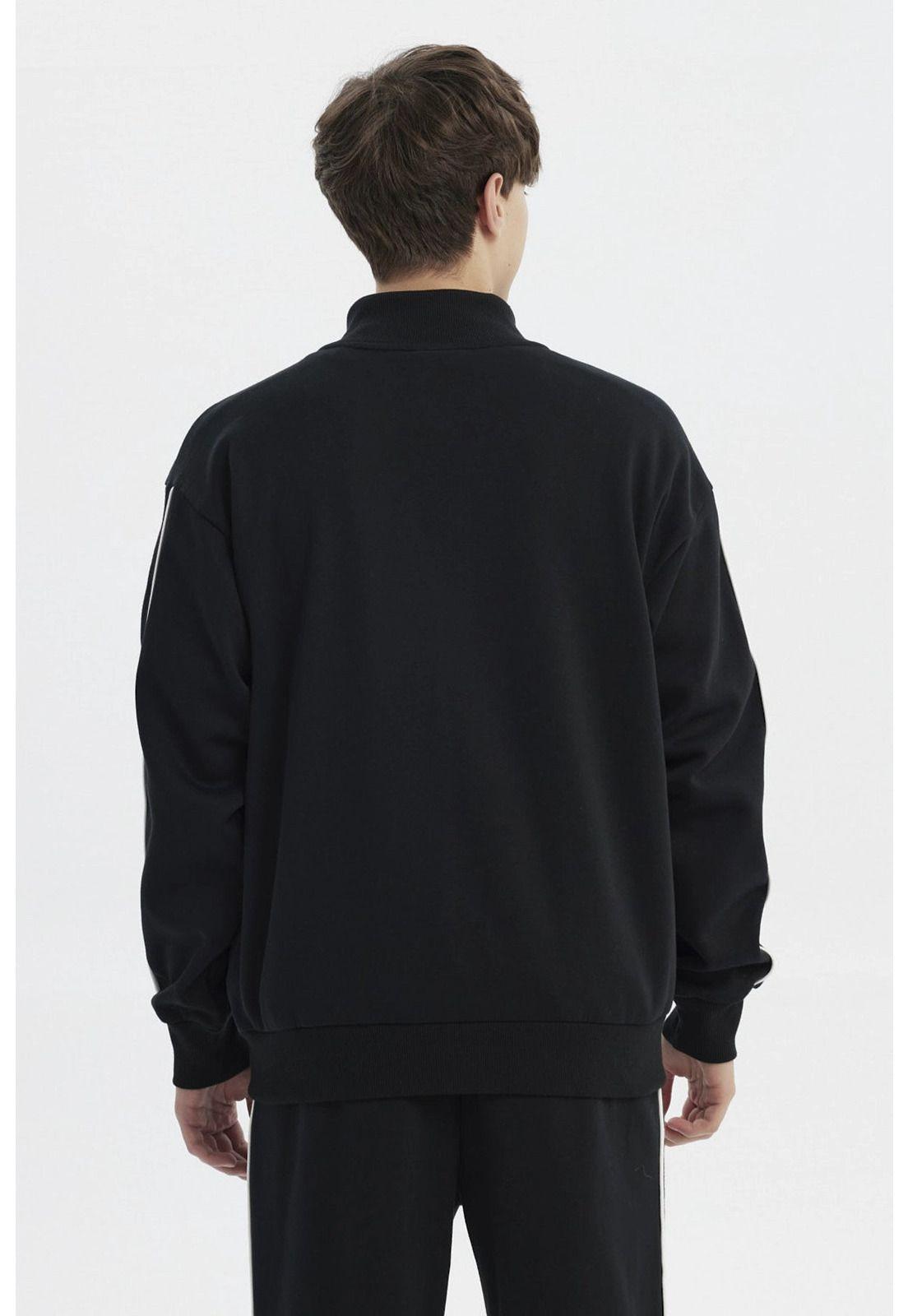 Polerón Hombre Slim Negro - Vl-2