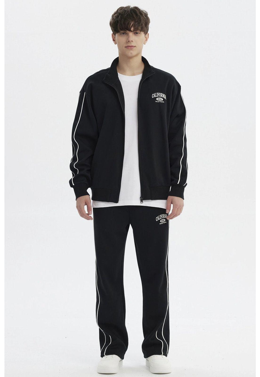 Polerón Hombre Slim Negro - Vl-3