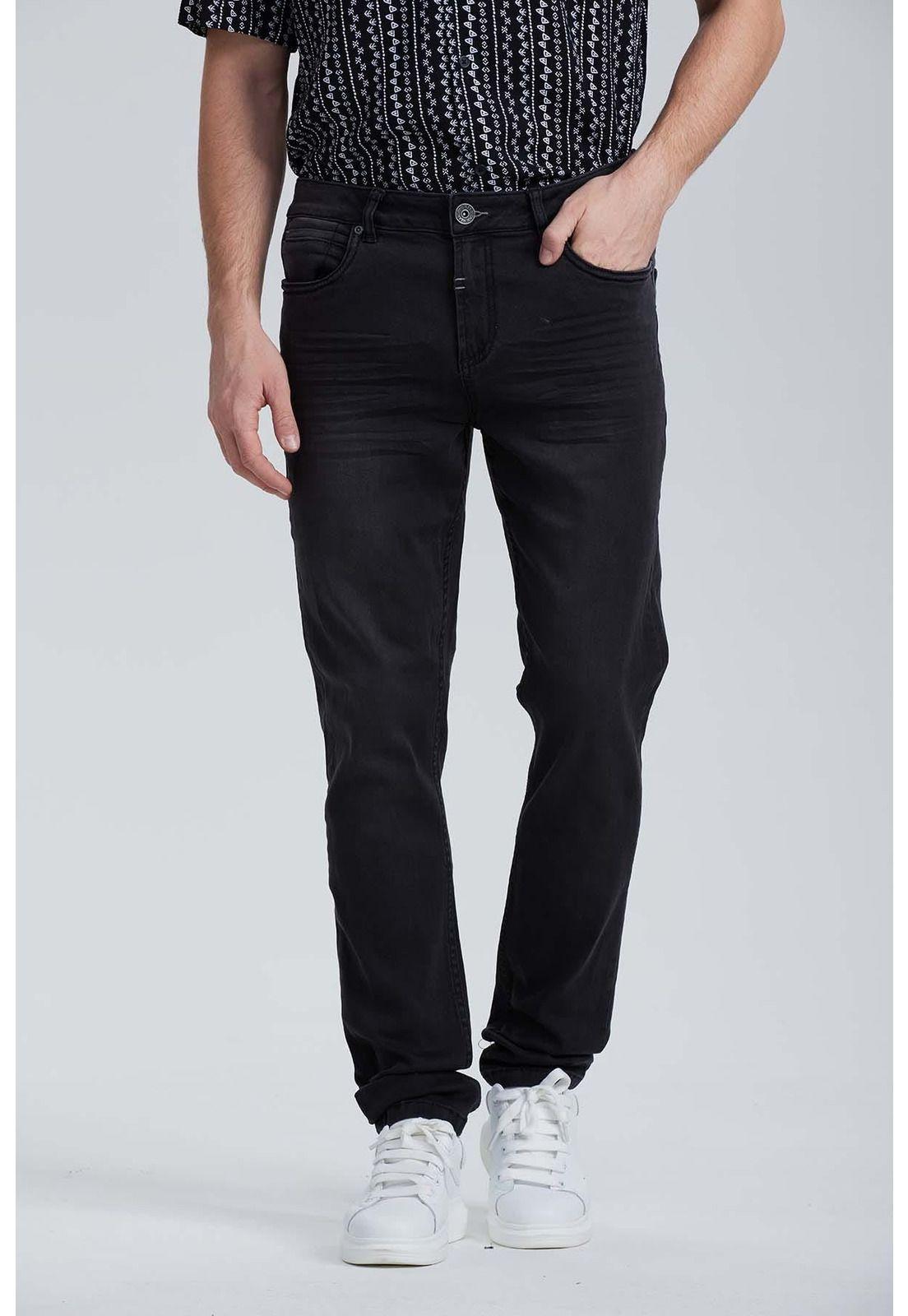 Jeans Skinny Negro-0