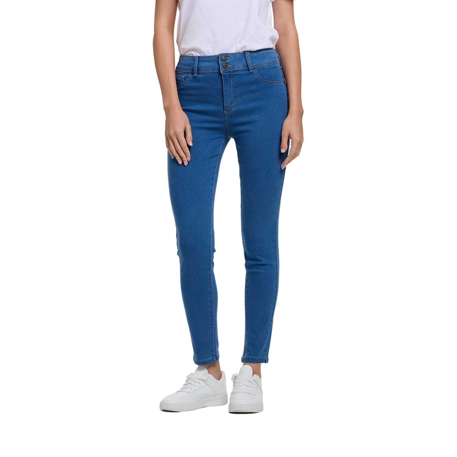 Jeans Mujer Skinny Jeny Azul Fashion's Park-0