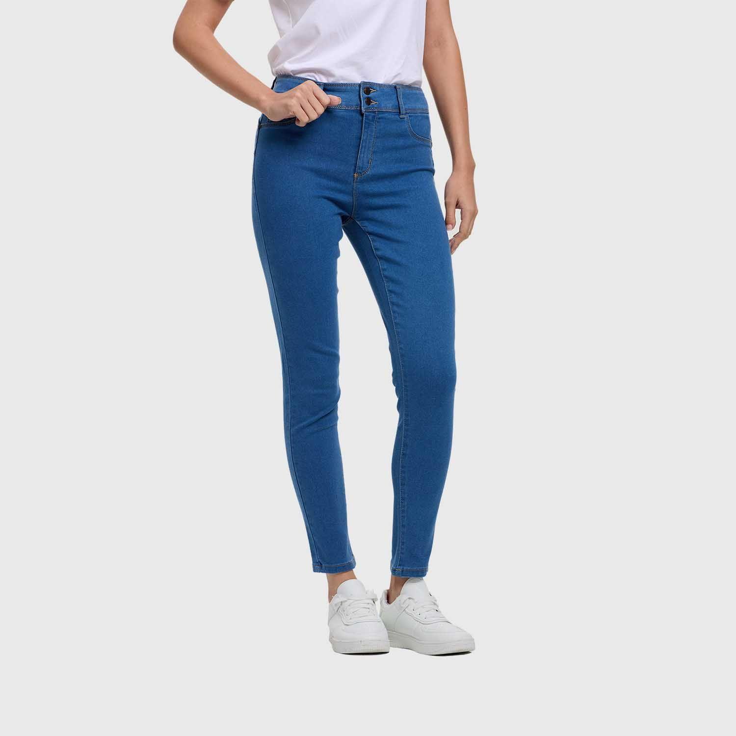 Jeans Mujer Skinny Jeny Azul Fashion's Park-1