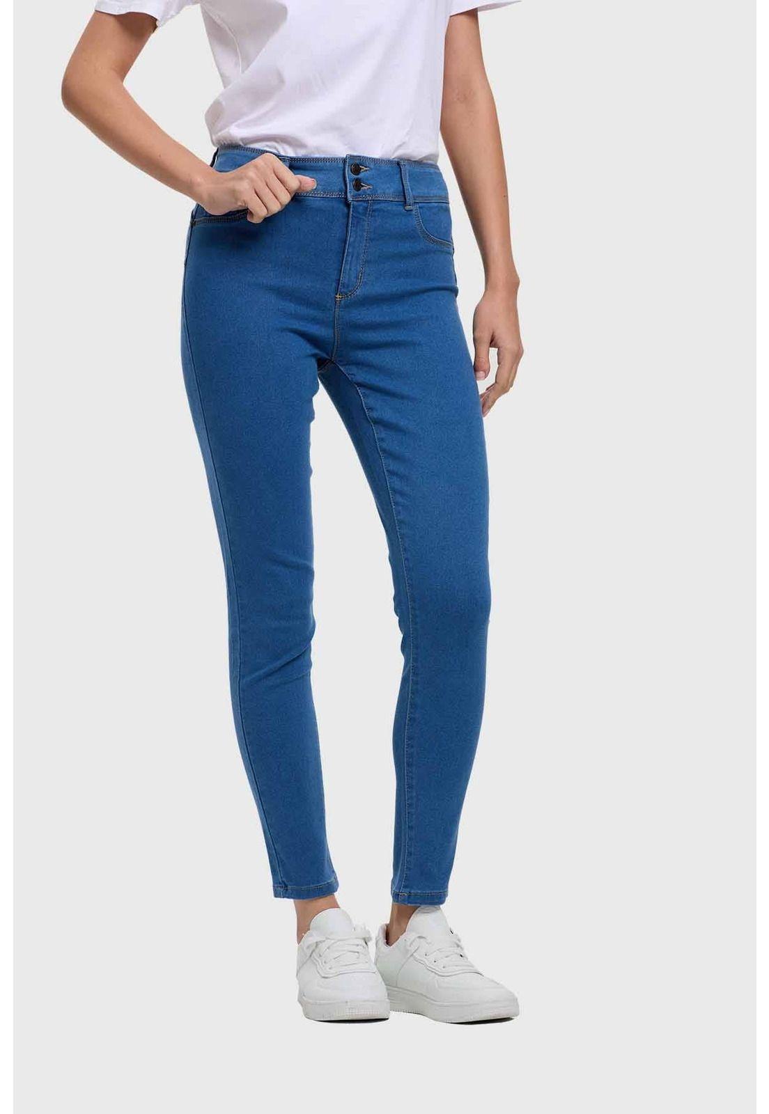 Jeans Mujer Skinny Jenny Azul-1