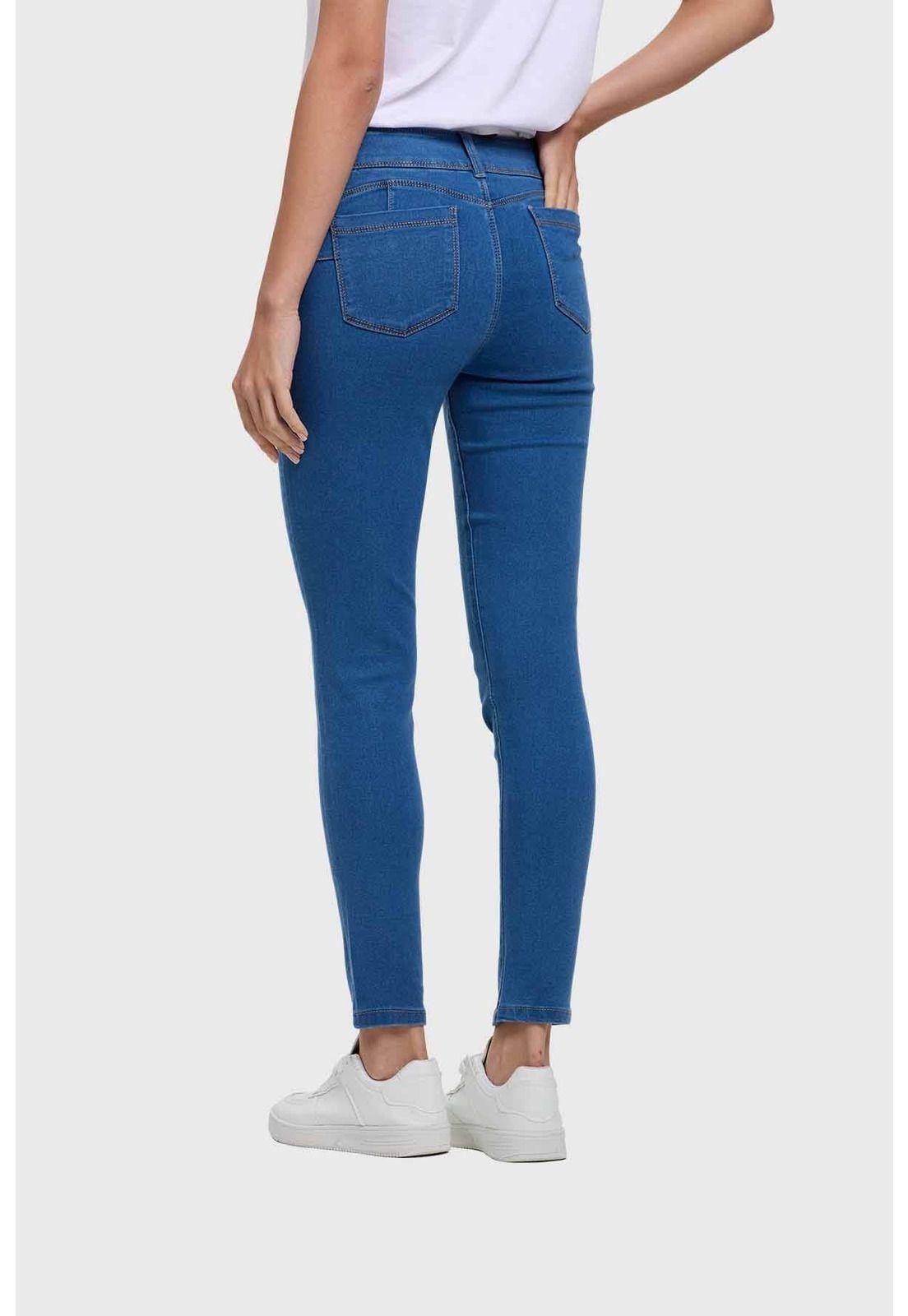Jeans Mujer Skinny Jenny Azul-2