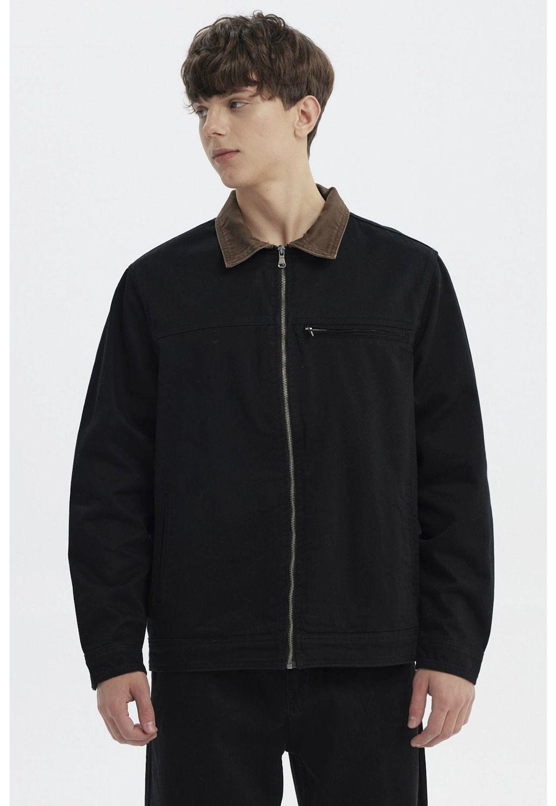 Chaqueta Hombre Clásica Negro - lV-0