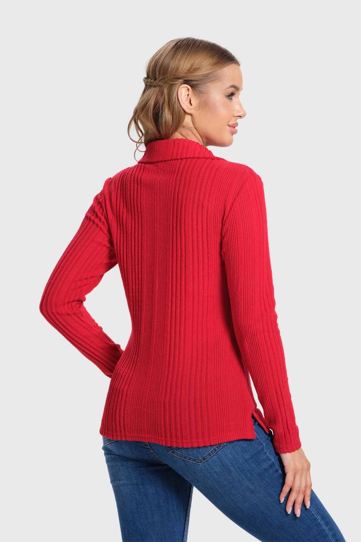 Sweater Mujer Camman Rojo-2