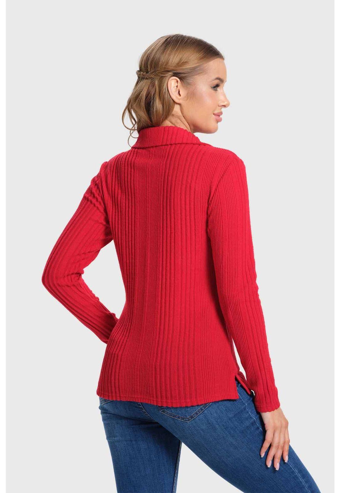 Sweater Mujer Camman Rojo-2