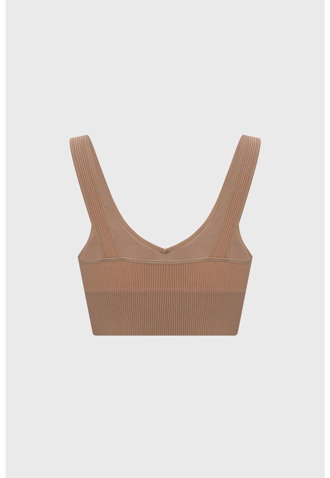 Sostén Mujer Copa Soft Camel-1