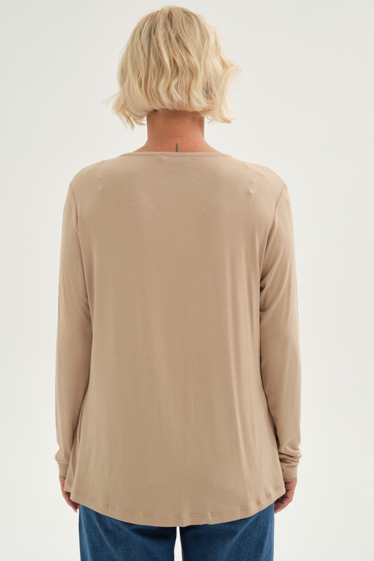 Polera Mujer Tapado Print Beige-2