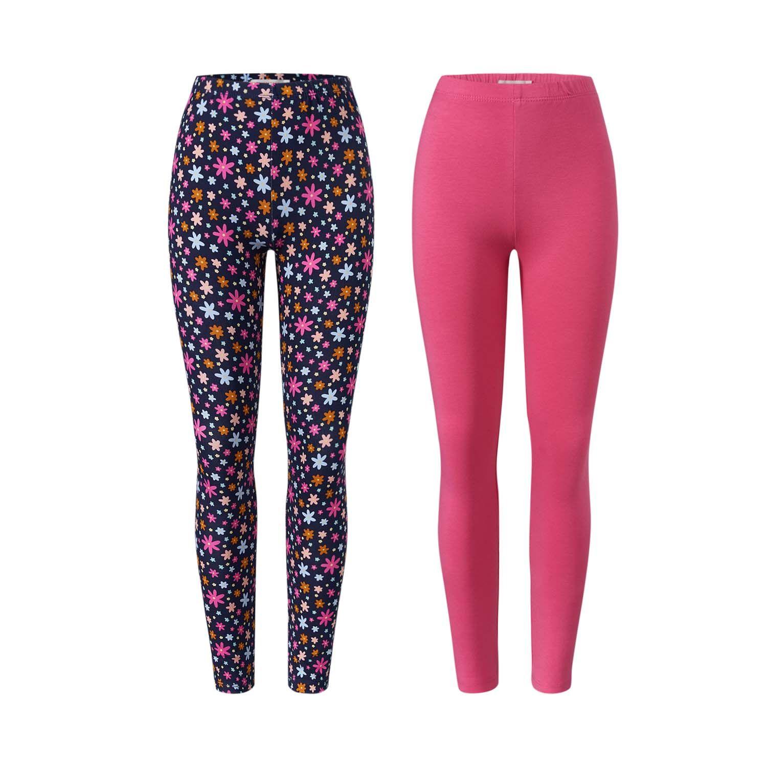 Calza Niña Bipack Lisa Print Fucsia Fashion's Park-0