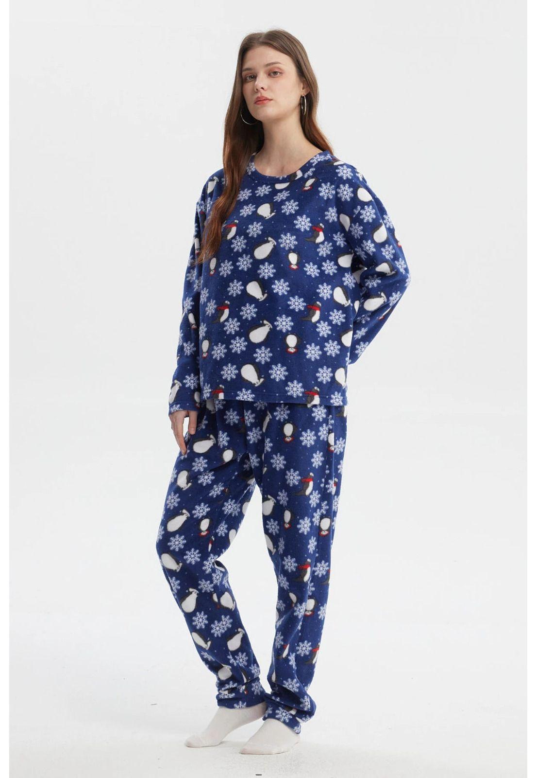 Pijama Mujer Juvenil Azul-2