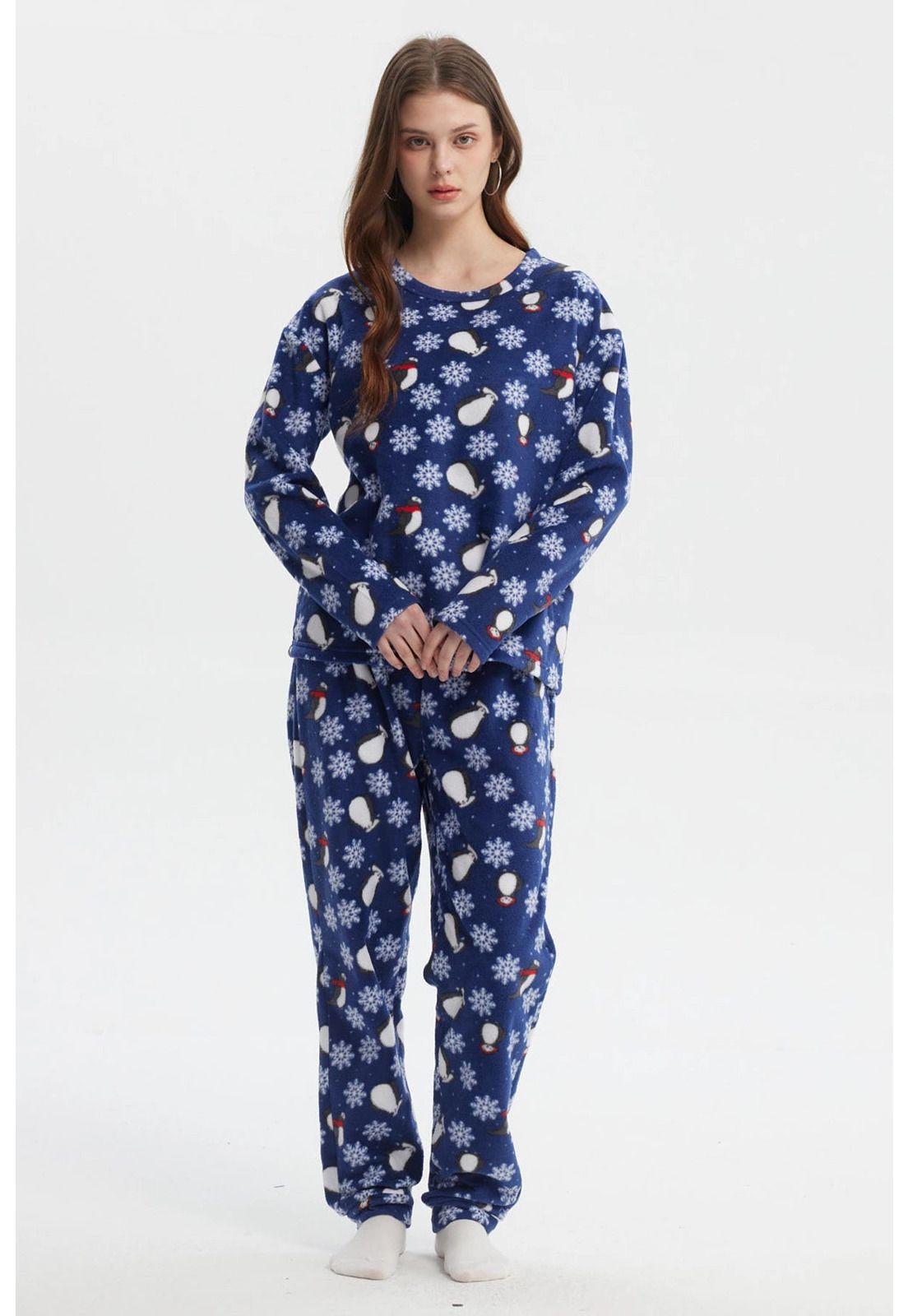 Pijama Mujer Juvenil Azul-3