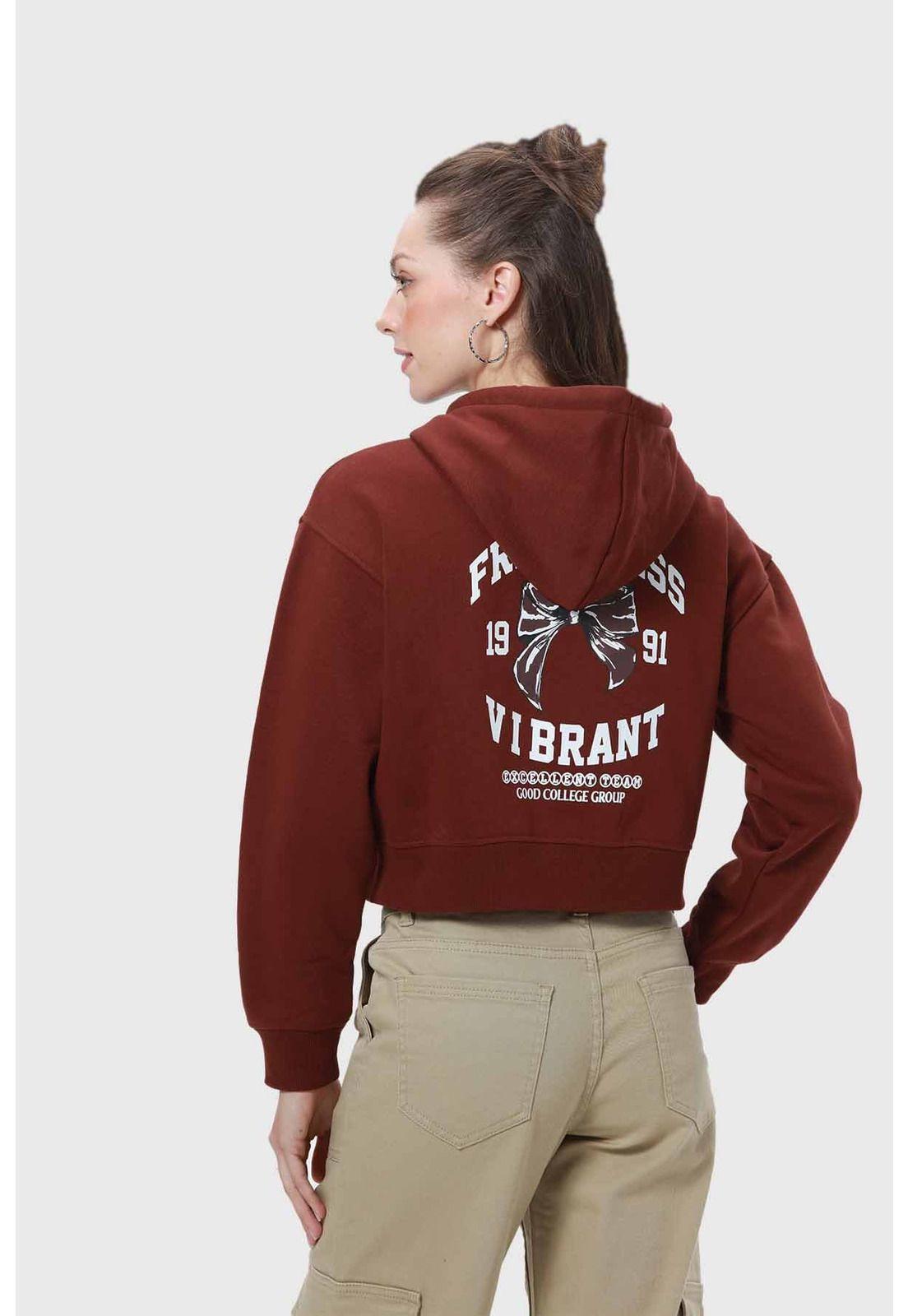 Polerón Mujer Café-2