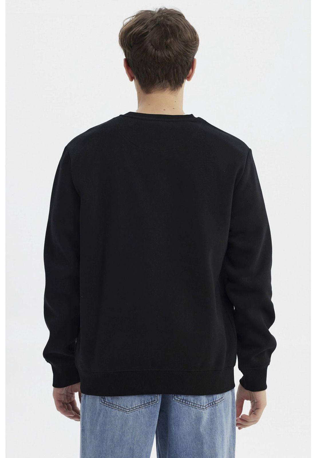 Polerón Hombre Slim Negro - lV-2