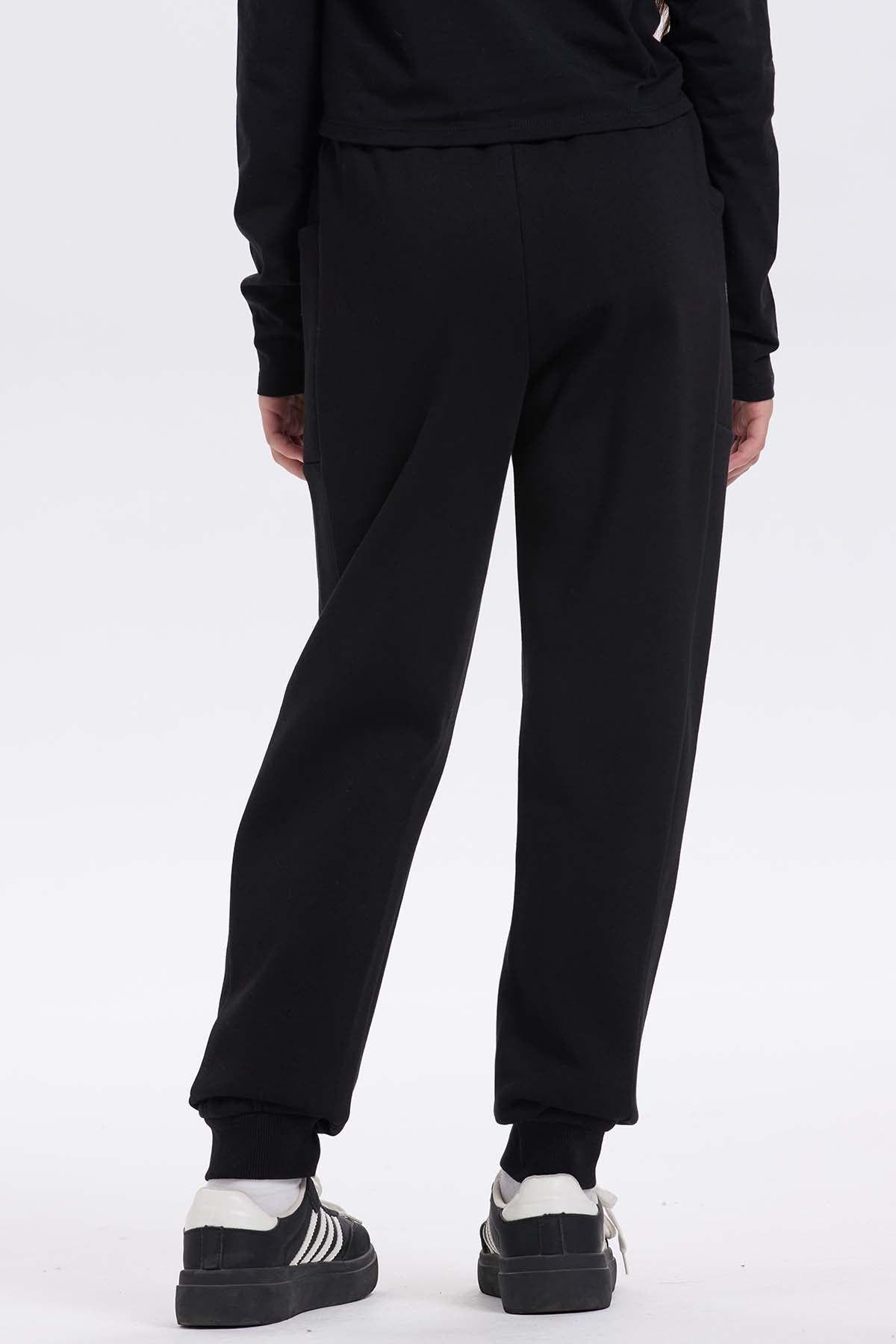 Pantalón Buzo Niña Bipack Negro-2