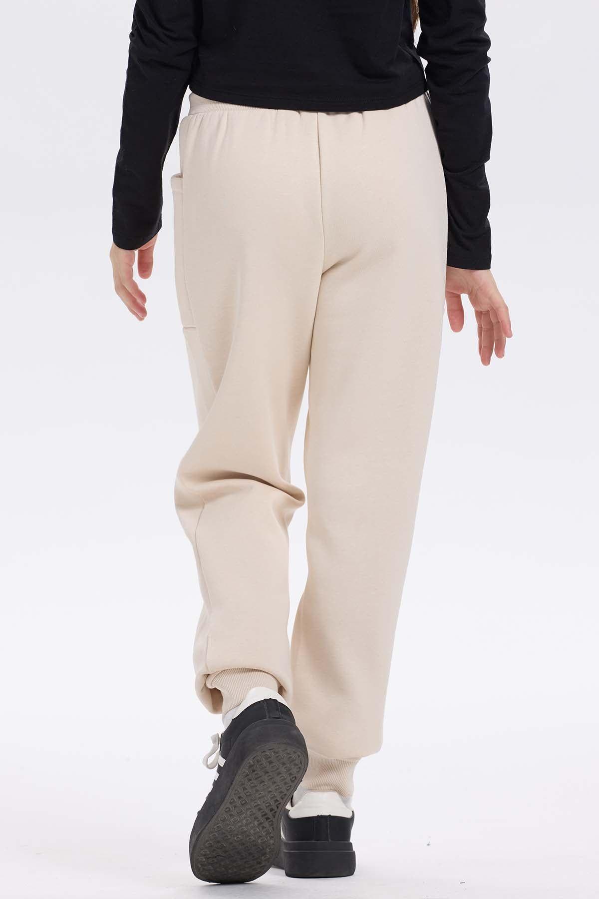 Pantalón Buzo Niña Bipack Negro-5