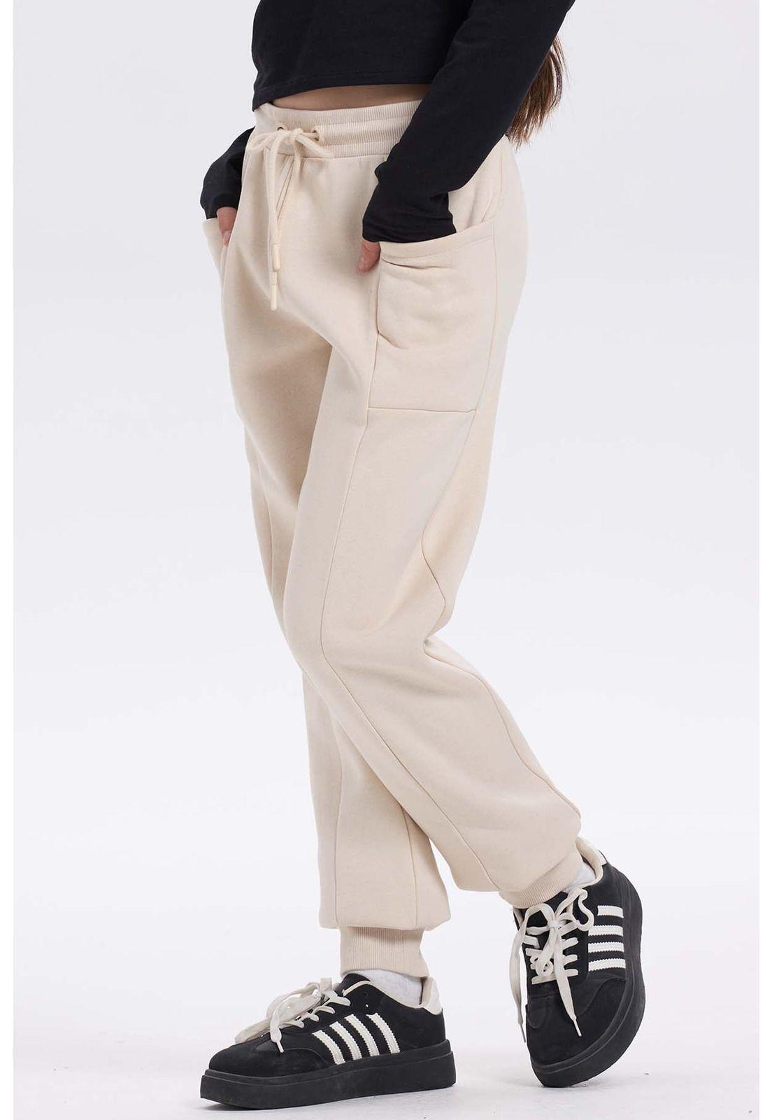 Pantalón Buzo Niña Bipack Negro - ll-4