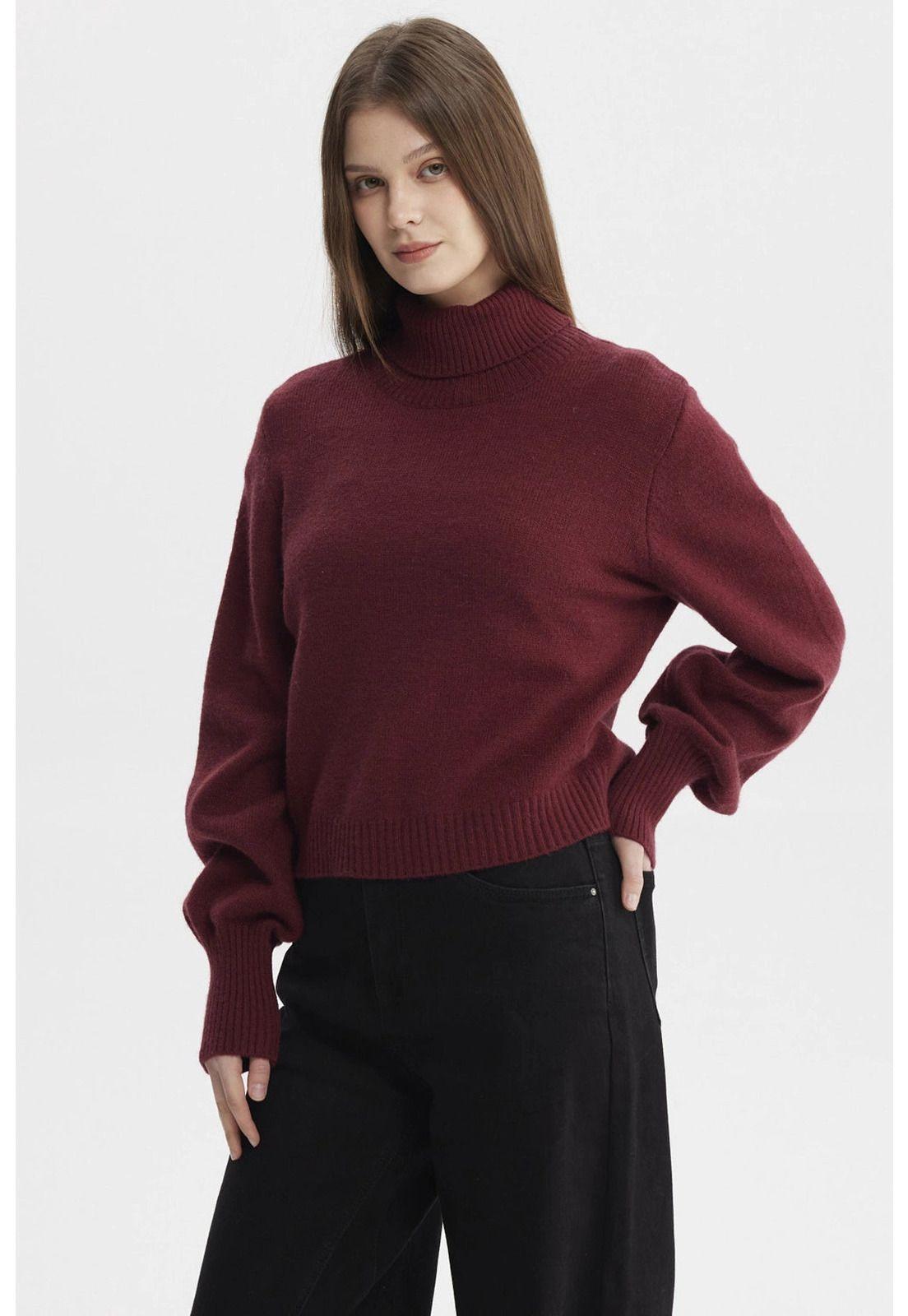 Sweater Mujer Chenille Rojo - ll-1