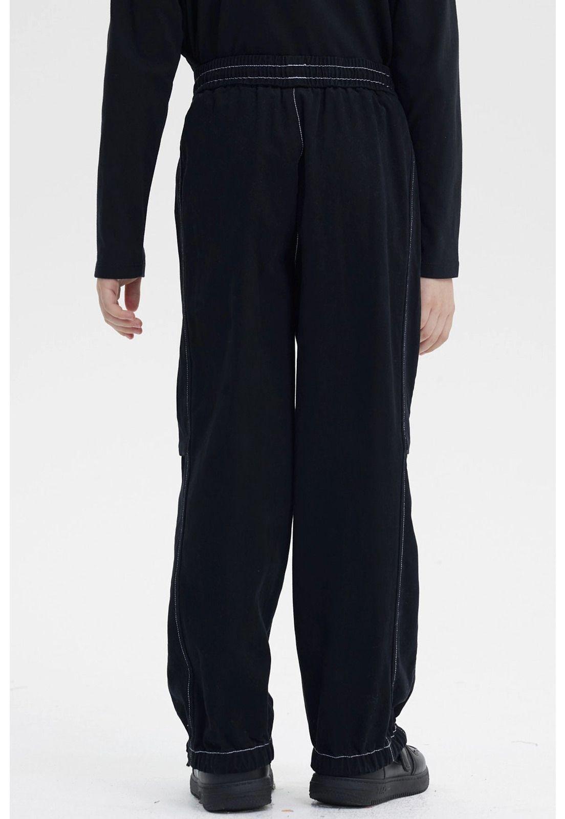 Pantalón Niño Pitillo Negro - ll-2