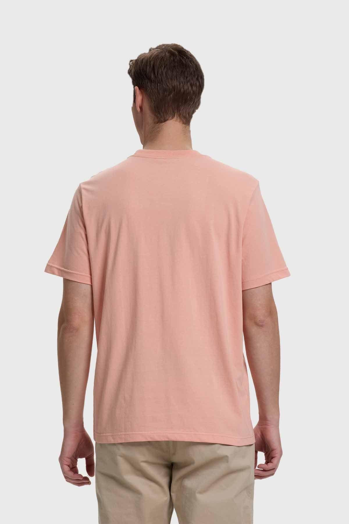 Polera Hombre Básica Con Bolsillo Damasco-2