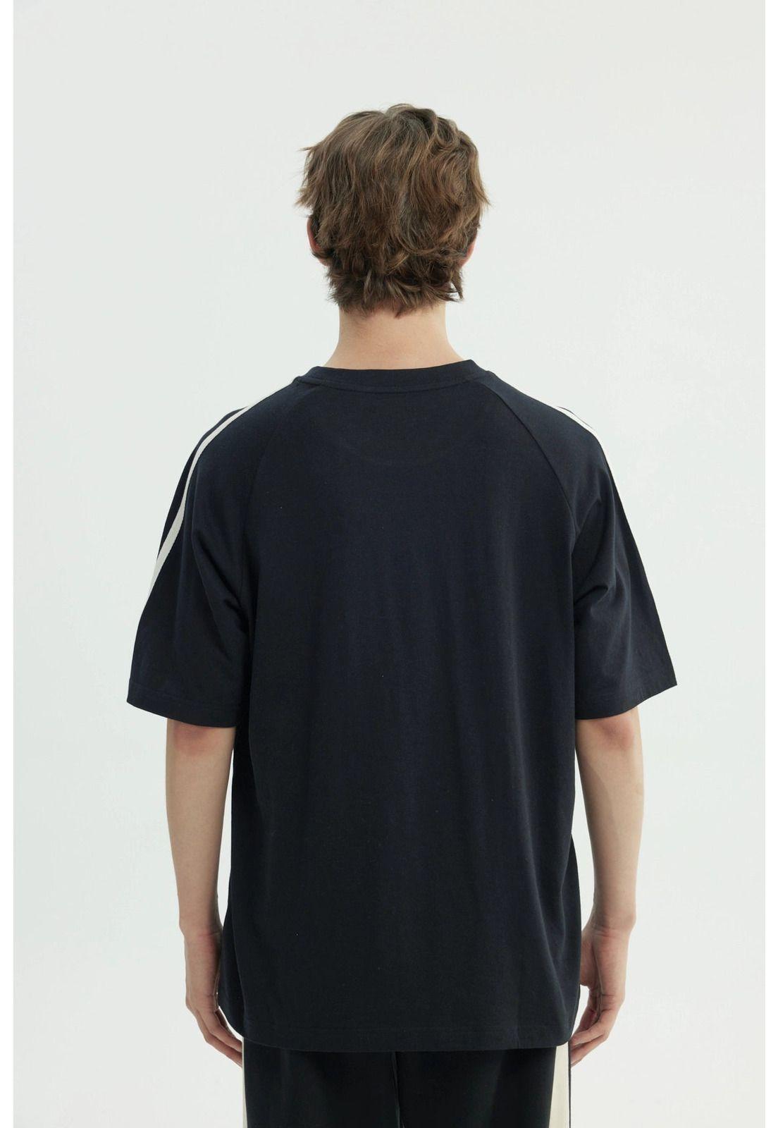 Polera Hombre Regular Negro - Vl-2