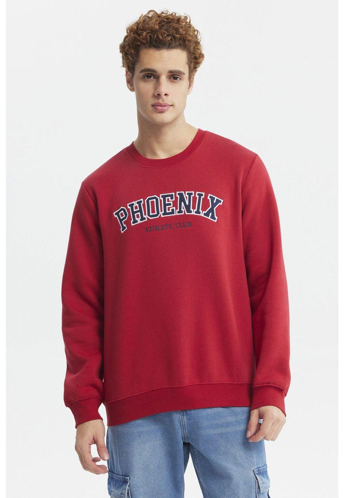 Polerón Hombre Slim Rojo-0