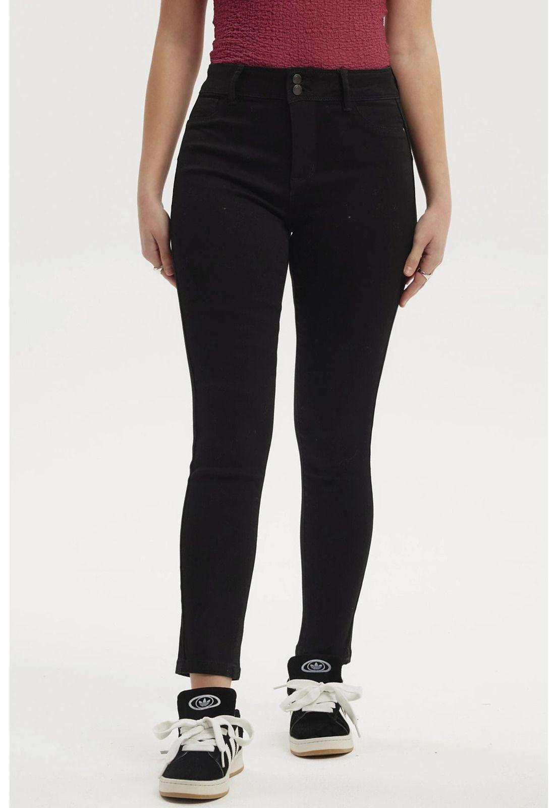 Jeans Mujer Jenny Skinny Negro-0