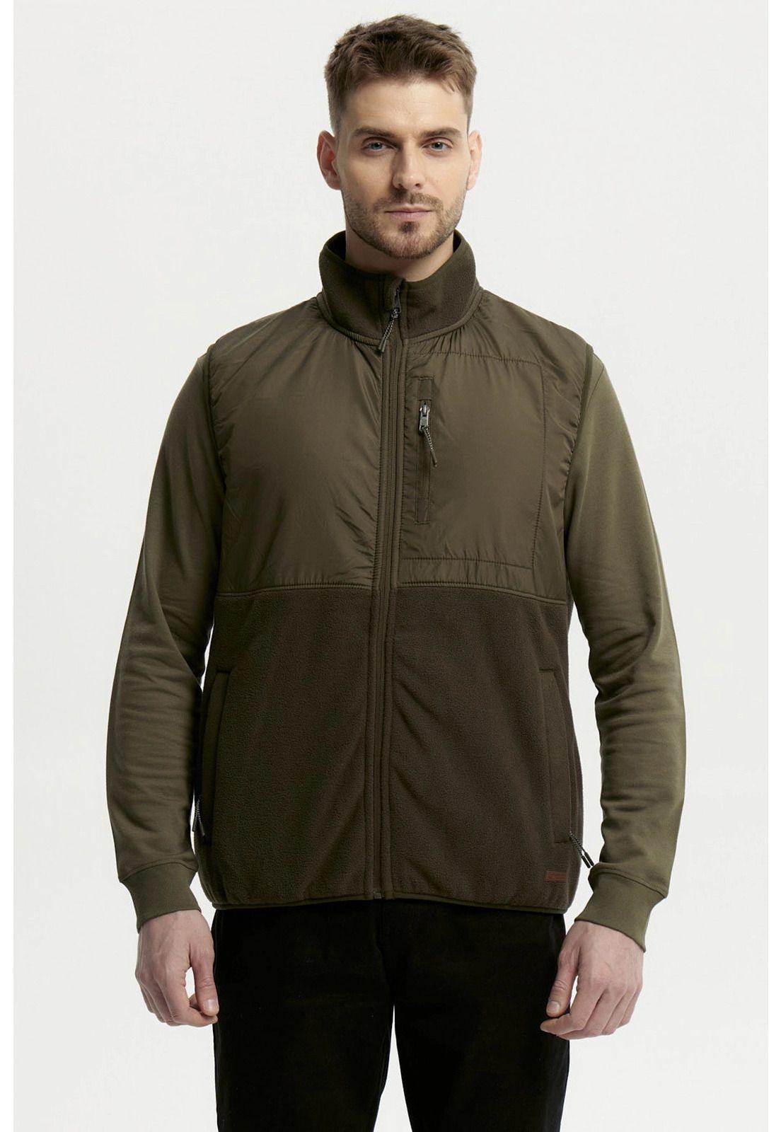 Polar Hombre Cuello Con Cierre Verde-0