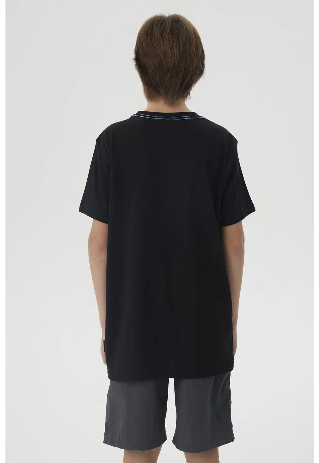 Polera Niño Print Posicional Negro-2