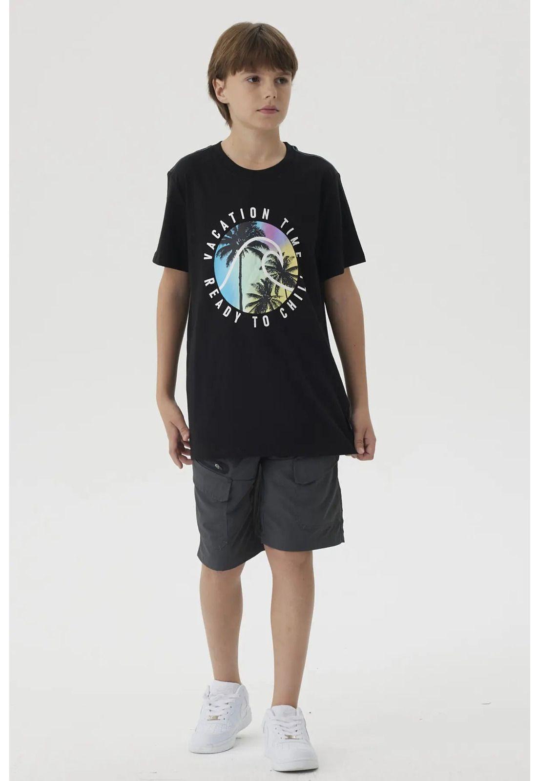 Polera Niño Print Posicional Negro-3