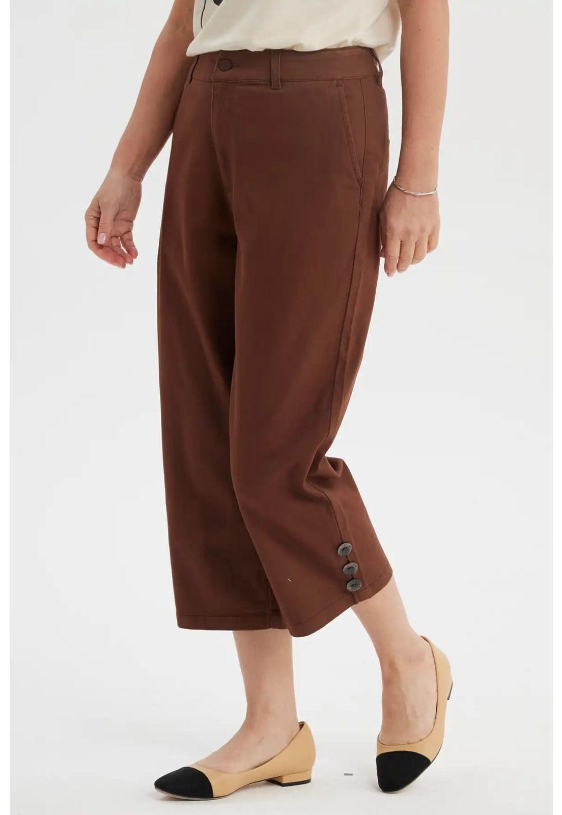 Pescador Mujer Detalle Pretina Cafe-1