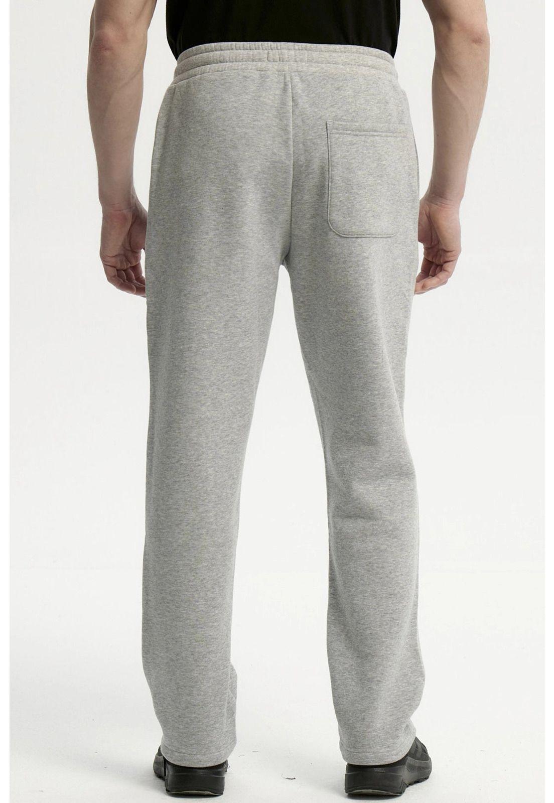 Pantalón Buzo Hombre Calce Recto Gris - lll-2