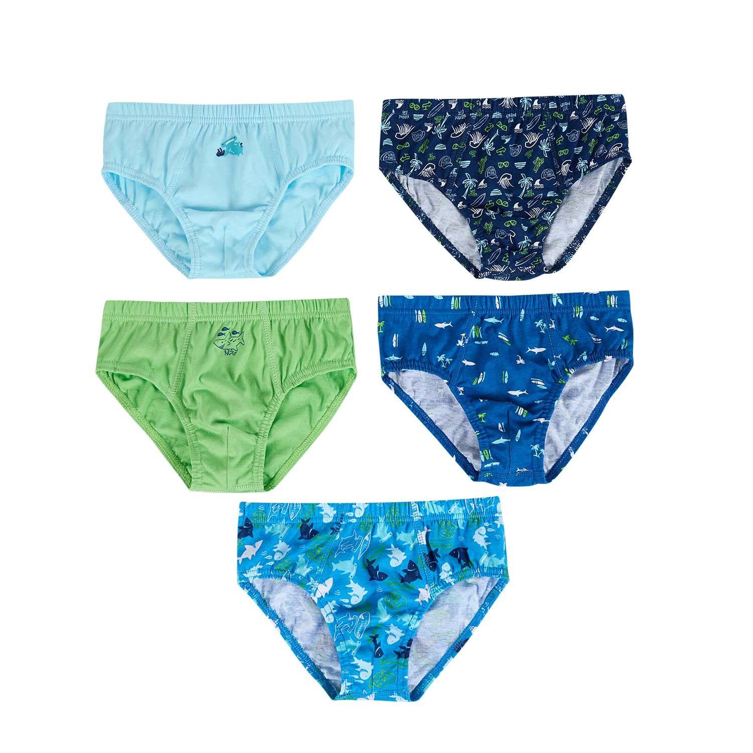Boxer Niño 5Pack Rapport Azul-0