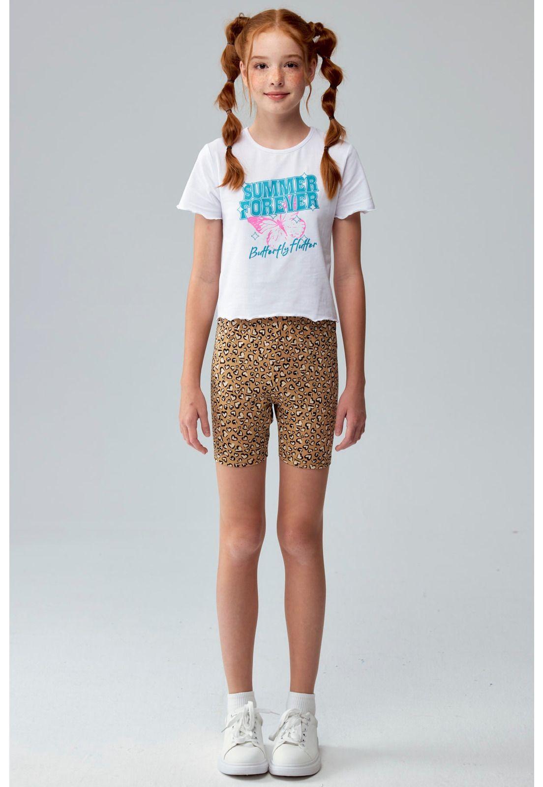 Calza Niña Biker Teens Café-6