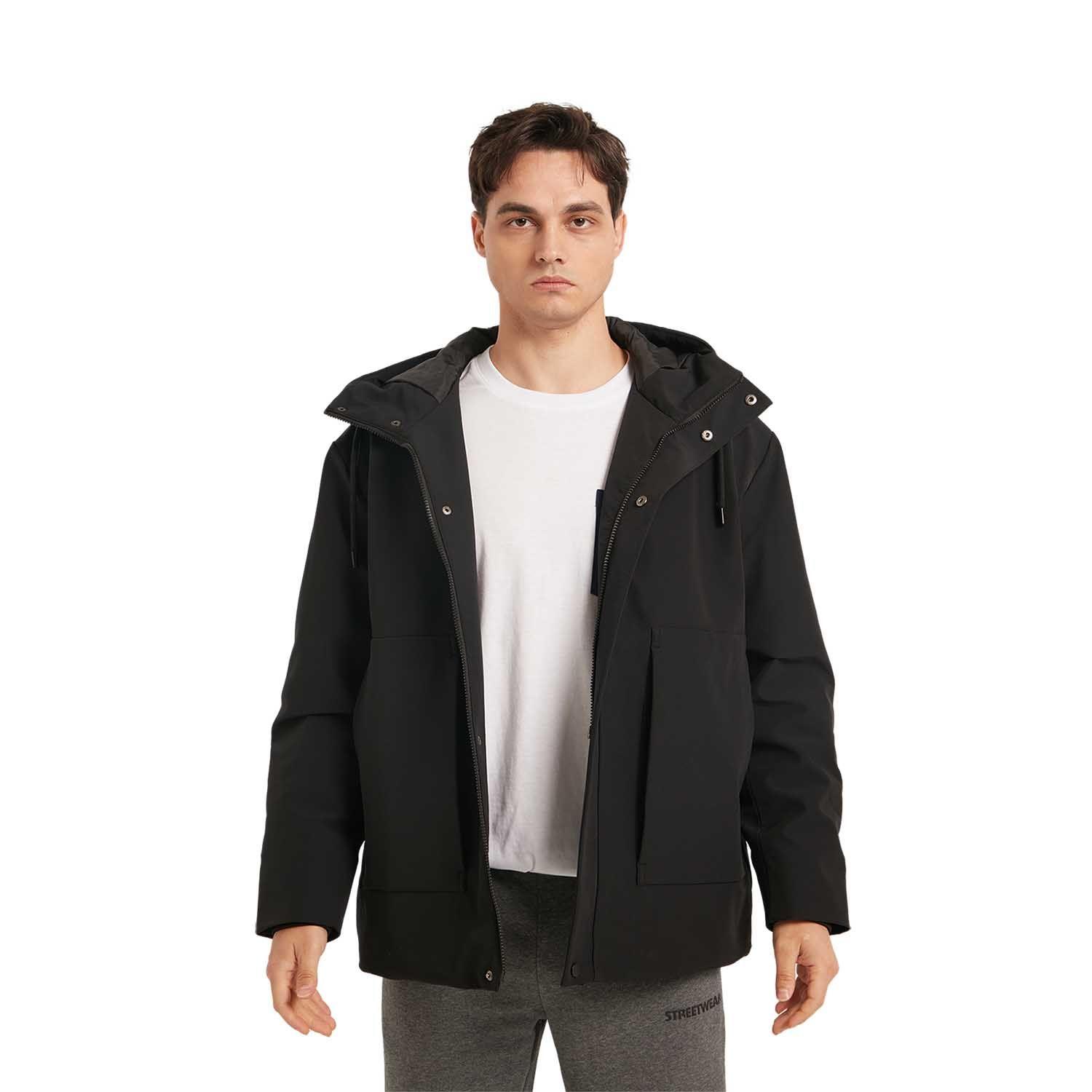 Chaqueta Hombre Cargo Negro Fashion´s Park-0