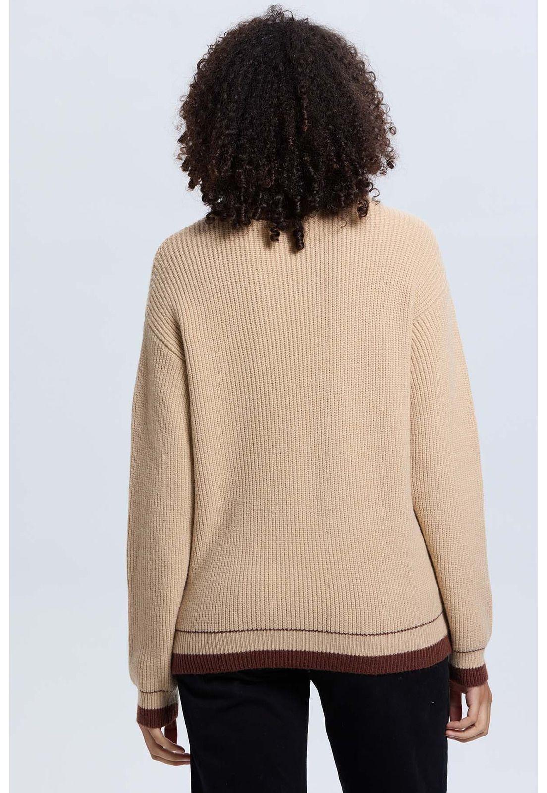 Sweater Mujer Beige-2