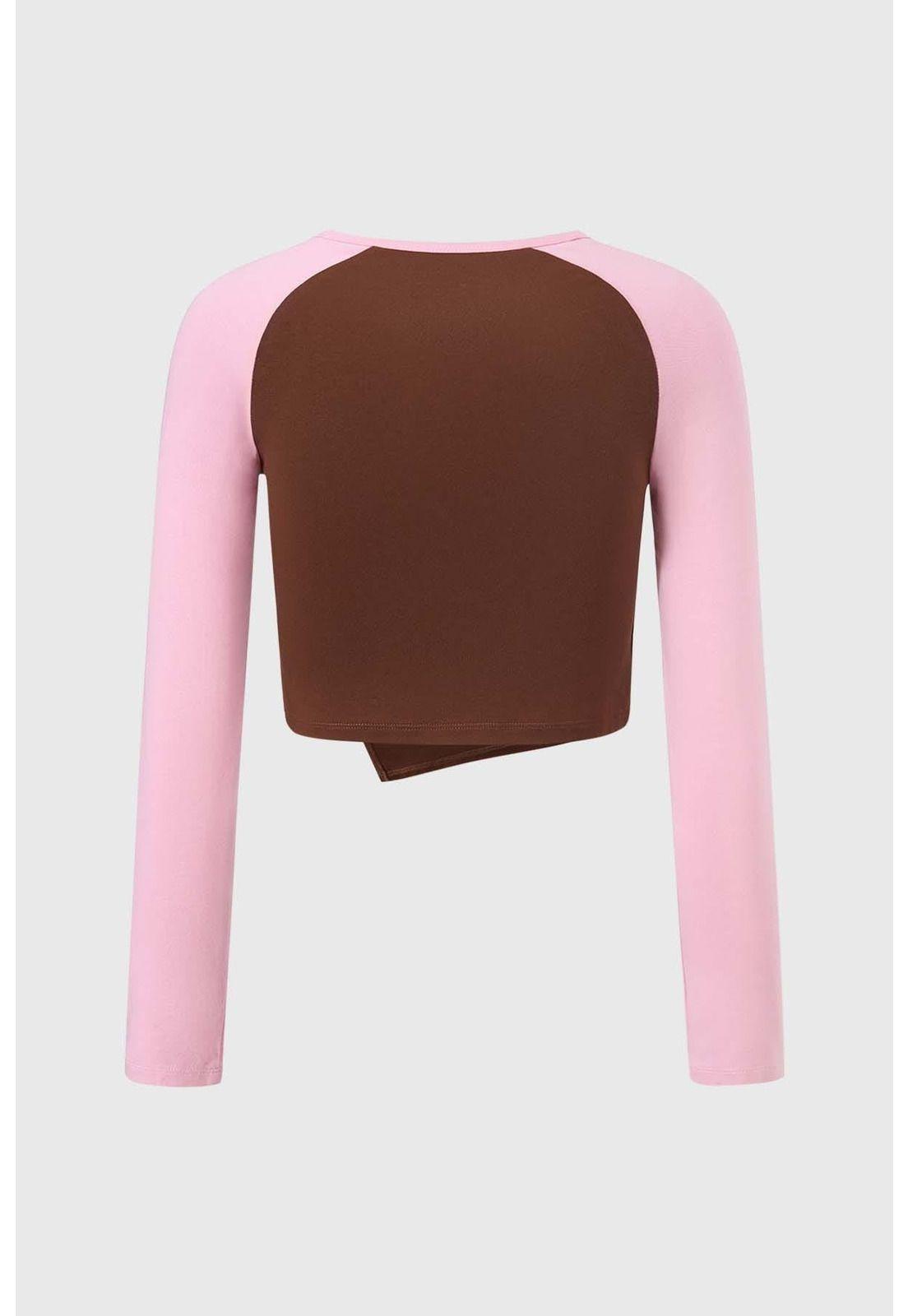 Polera Niña Print Rosado-1