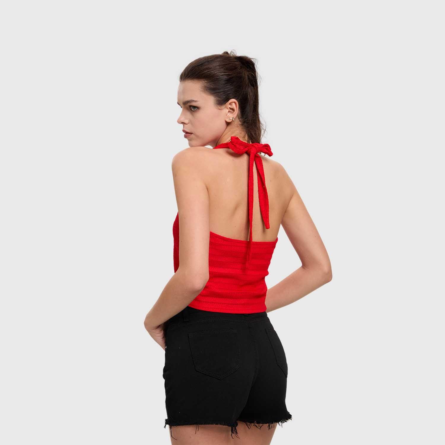 Polera Mujer Amarras Rojo Fashion's Park-3